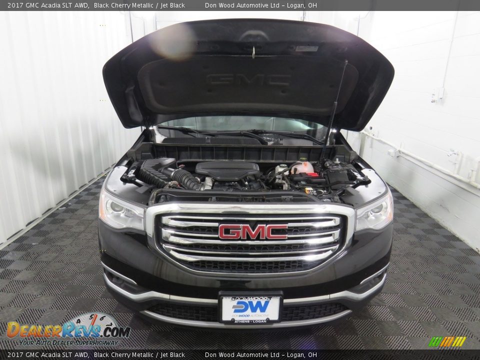 2017 GMC Acadia SLT AWD Black Cherry Metallic / Jet Black Photo #6