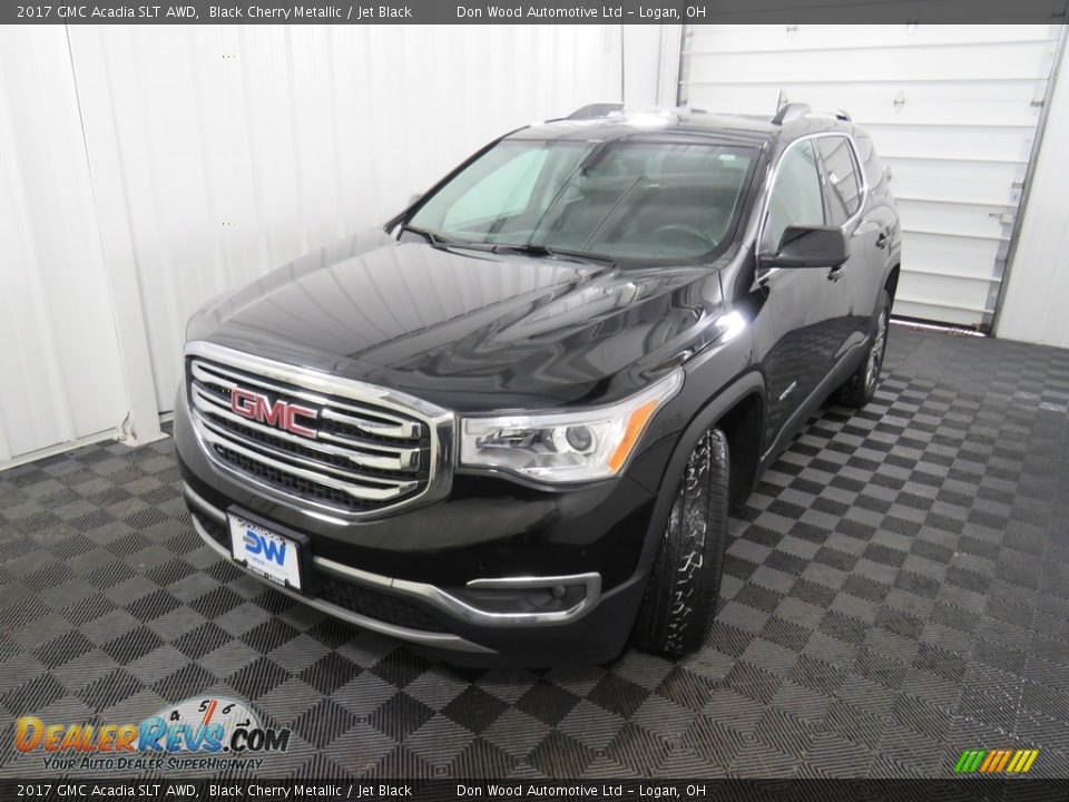 2017 GMC Acadia SLT AWD Black Cherry Metallic / Jet Black Photo #8
