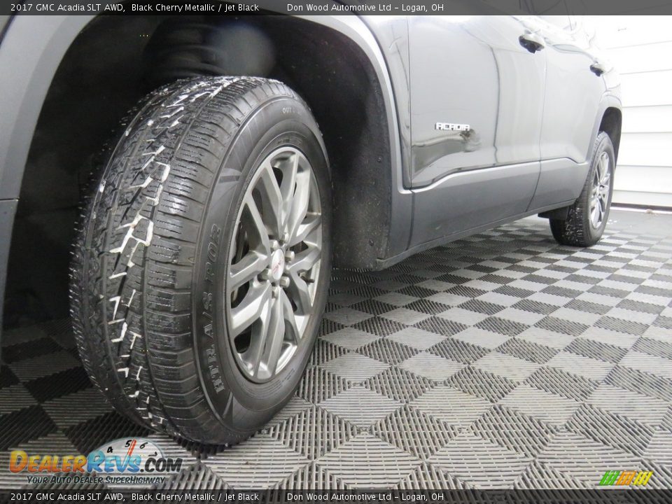 2017 GMC Acadia SLT AWD Black Cherry Metallic / Jet Black Photo #9