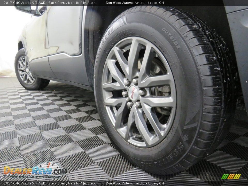 2017 GMC Acadia SLT AWD Black Cherry Metallic / Jet Black Photo #10