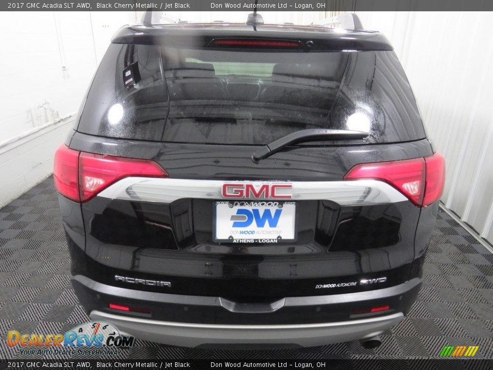 2017 GMC Acadia SLT AWD Black Cherry Metallic / Jet Black Photo #12