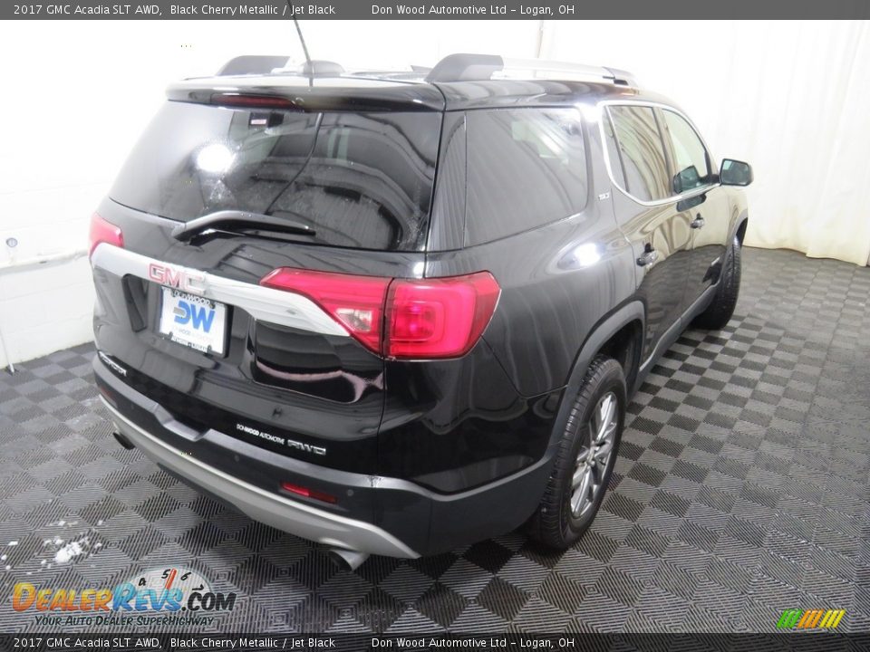 2017 GMC Acadia SLT AWD Black Cherry Metallic / Jet Black Photo #17