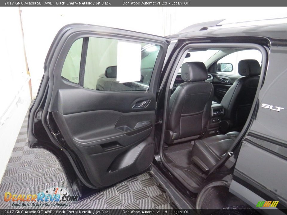 2017 GMC Acadia SLT AWD Black Cherry Metallic / Jet Black Photo #23