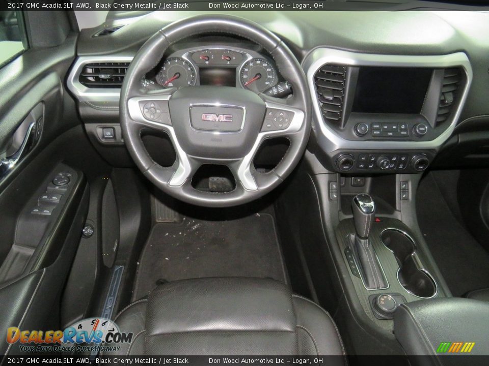 2017 GMC Acadia SLT AWD Black Cherry Metallic / Jet Black Photo #26