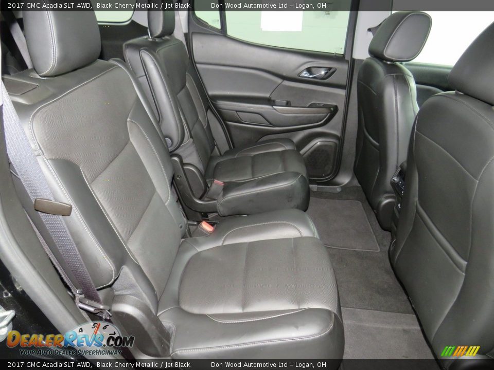 2017 GMC Acadia SLT AWD Black Cherry Metallic / Jet Black Photo #28