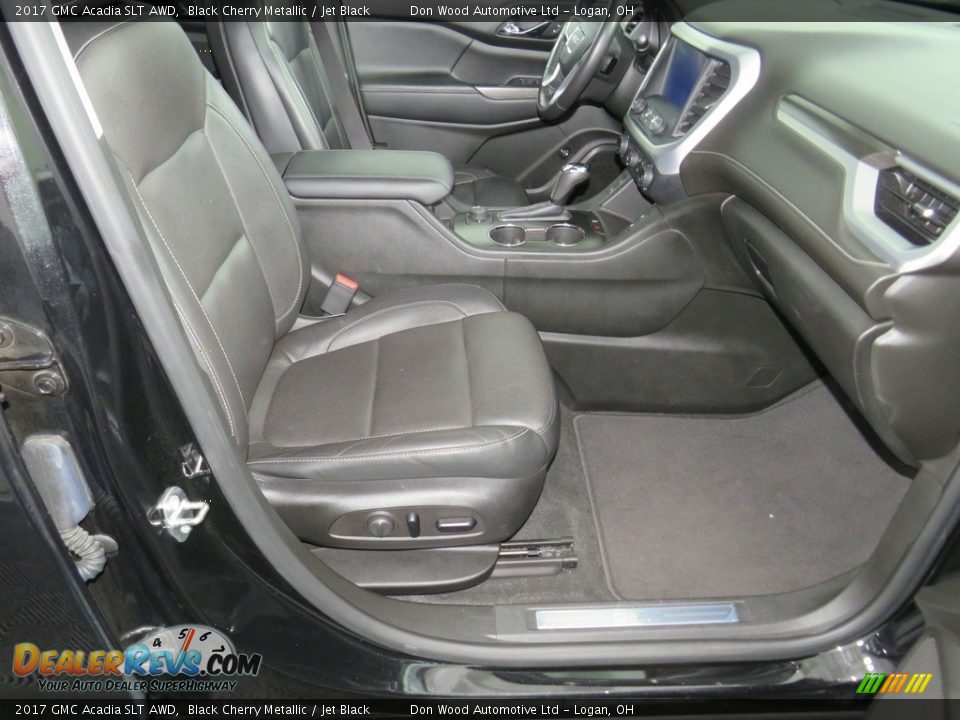 2017 GMC Acadia SLT AWD Black Cherry Metallic / Jet Black Photo #30