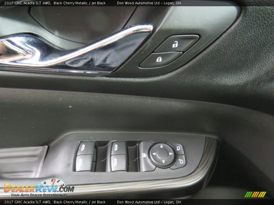 2017 GMC Acadia SLT AWD Black Cherry Metallic / Jet Black Photo #32
