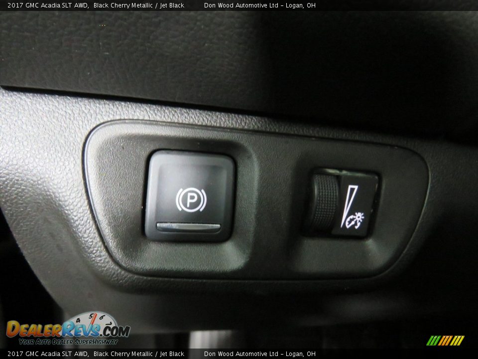 2017 GMC Acadia SLT AWD Black Cherry Metallic / Jet Black Photo #33