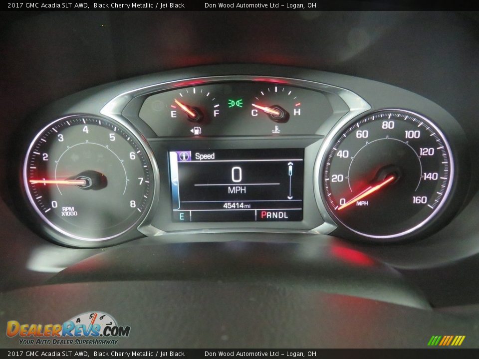 2017 GMC Acadia SLT AWD Black Cherry Metallic / Jet Black Photo #34