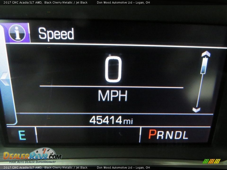 2017 GMC Acadia SLT AWD Black Cherry Metallic / Jet Black Photo #35