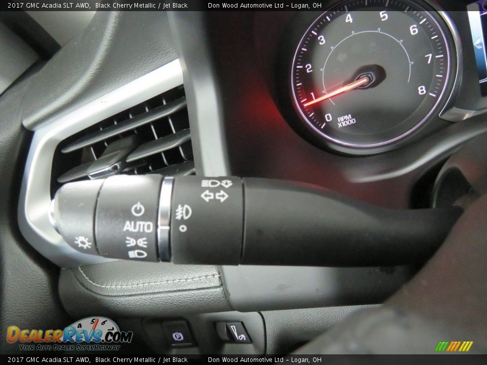 2017 GMC Acadia SLT AWD Black Cherry Metallic / Jet Black Photo #36
