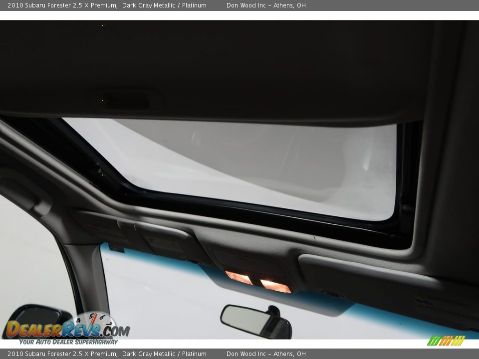 2010 Subaru Forester 2.5 X Premium Dark Gray Metallic / Platinum Photo #3