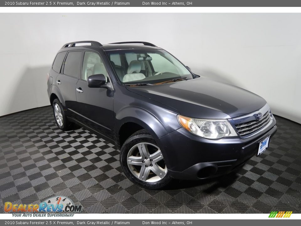 2010 Subaru Forester 2.5 X Premium Dark Gray Metallic / Platinum Photo #5