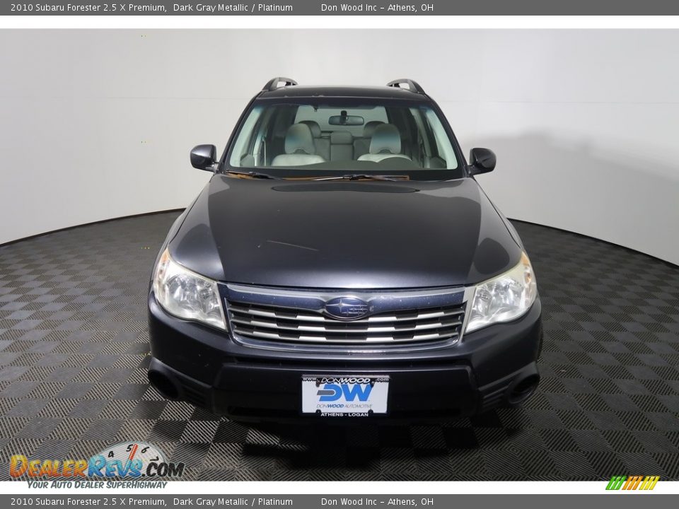 2010 Subaru Forester 2.5 X Premium Dark Gray Metallic / Platinum Photo #6