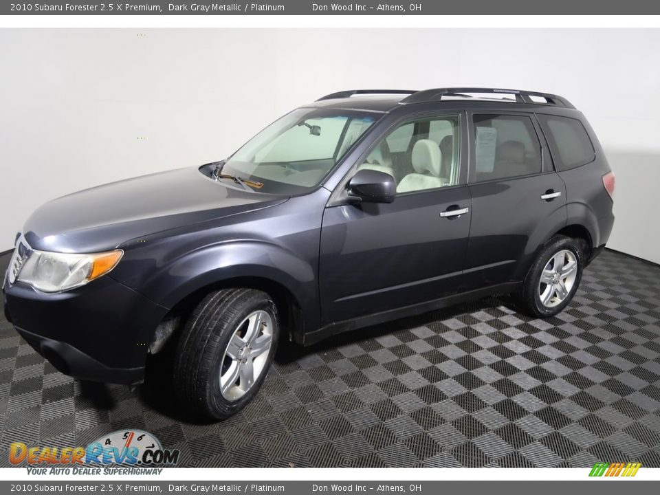 2010 Subaru Forester 2.5 X Premium Dark Gray Metallic / Platinum Photo #8