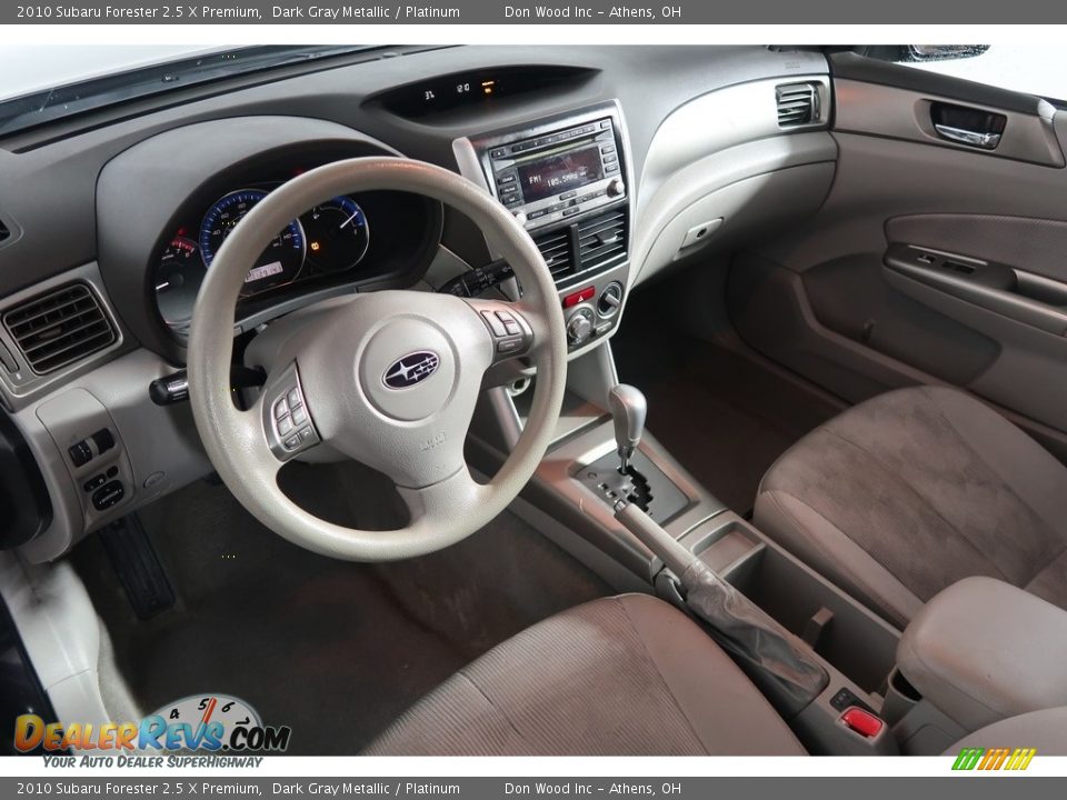 2010 Subaru Forester 2.5 X Premium Dark Gray Metallic / Platinum Photo #14