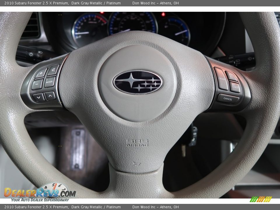 2010 Subaru Forester 2.5 X Premium Dark Gray Metallic / Platinum Photo #18