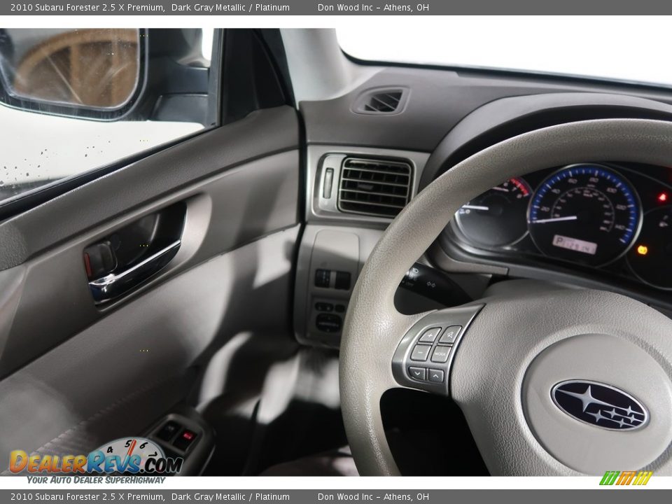 2010 Subaru Forester 2.5 X Premium Dark Gray Metallic / Platinum Photo #19