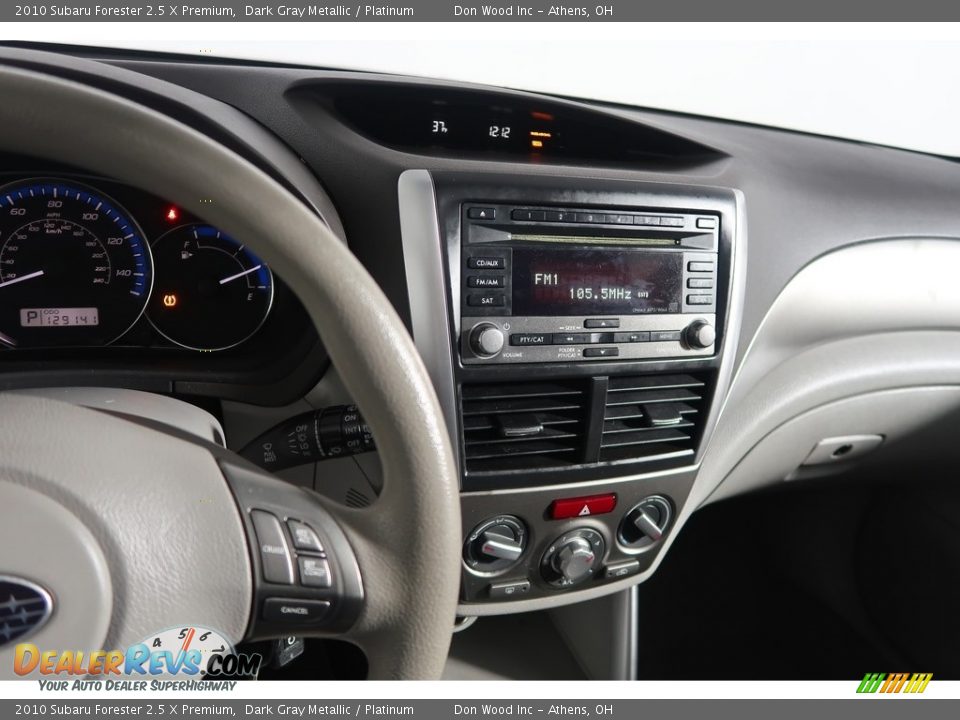 2010 Subaru Forester 2.5 X Premium Dark Gray Metallic / Platinum Photo #21