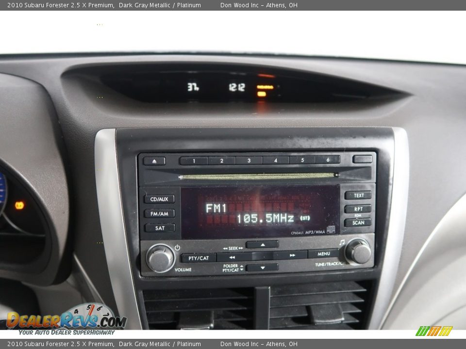 2010 Subaru Forester 2.5 X Premium Dark Gray Metallic / Platinum Photo #24