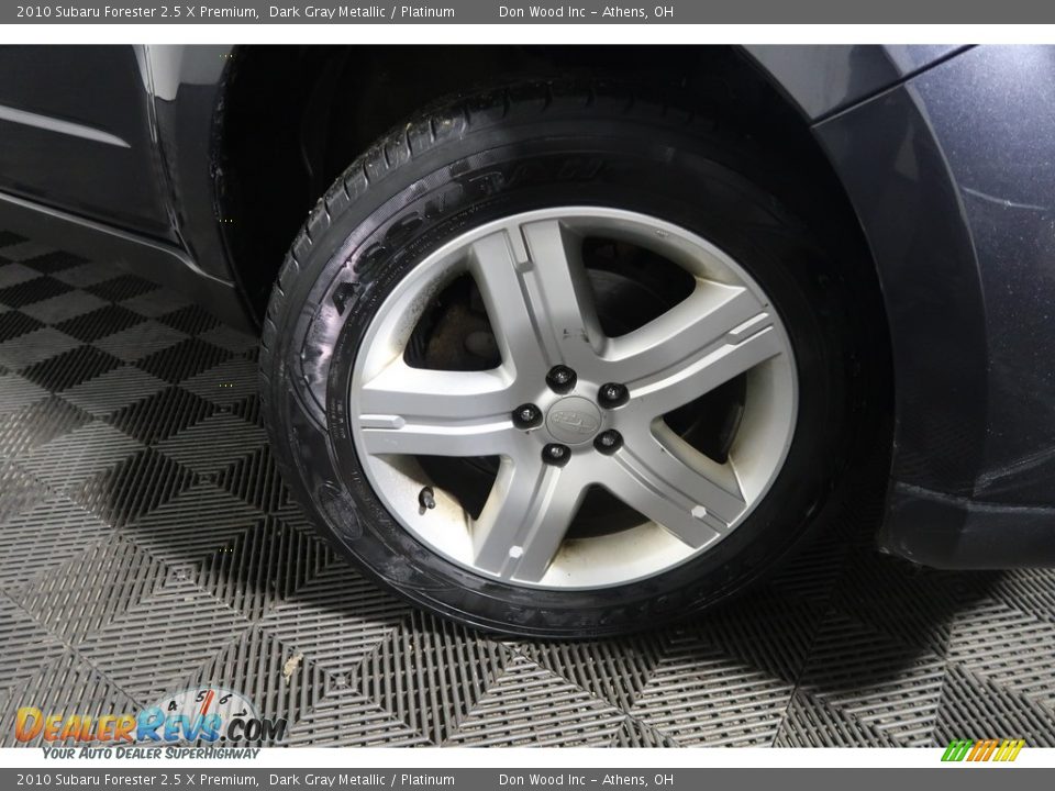 2010 Subaru Forester 2.5 X Premium Dark Gray Metallic / Platinum Photo #28
