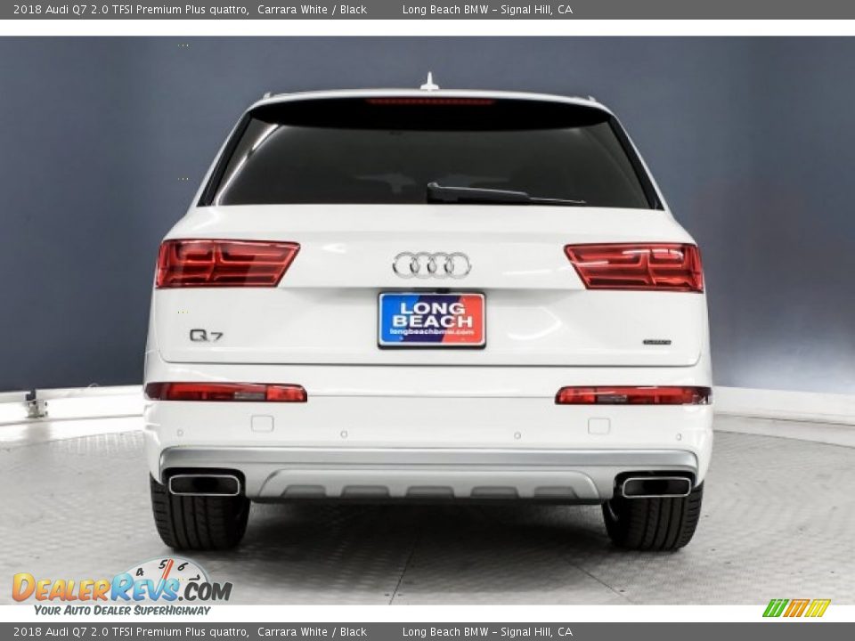 2018 Audi Q7 2.0 TFSI Premium Plus quattro Carrara White / Black Photo #3