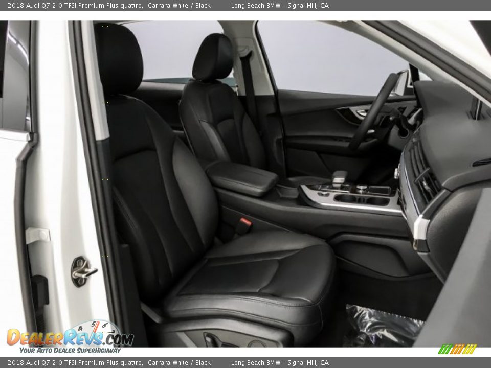 2018 Audi Q7 2.0 TFSI Premium Plus quattro Carrara White / Black Photo #6