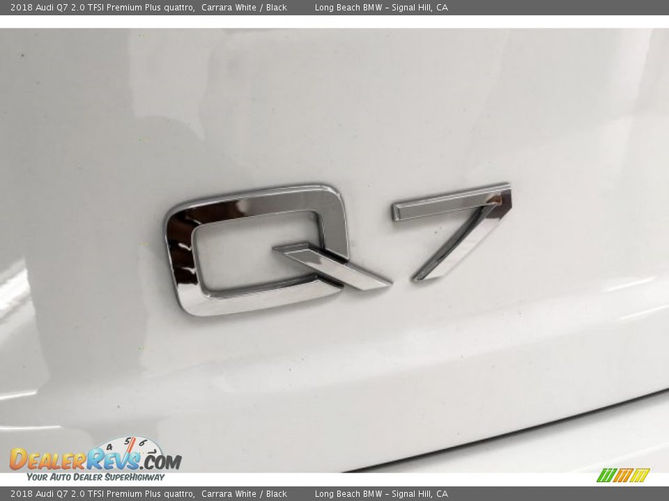 2018 Audi Q7 2.0 TFSI Premium Plus quattro Carrara White / Black Photo #7