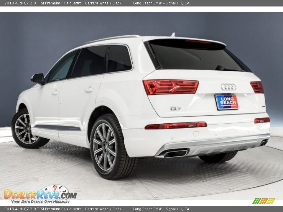 2018 Audi Q7 2.0 TFSI Premium Plus quattro Carrara White / Black Photo #10