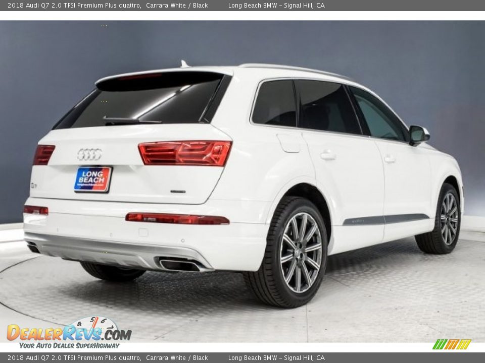 2018 Audi Q7 2.0 TFSI Premium Plus quattro Carrara White / Black Photo #17