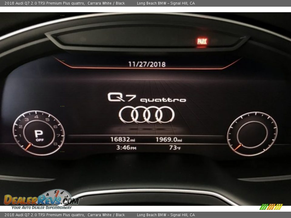 2018 Audi Q7 2.0 TFSI Premium Plus quattro Carrara White / Black Photo #18