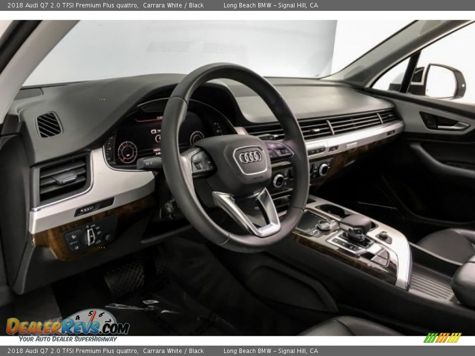 2018 Audi Q7 2.0 TFSI Premium Plus quattro Carrara White / Black Photo #20