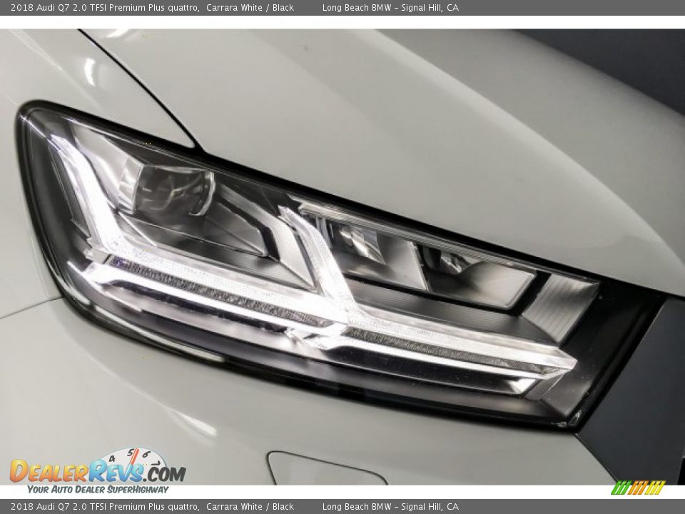 2018 Audi Q7 2.0 TFSI Premium Plus quattro Carrara White / Black Photo #33