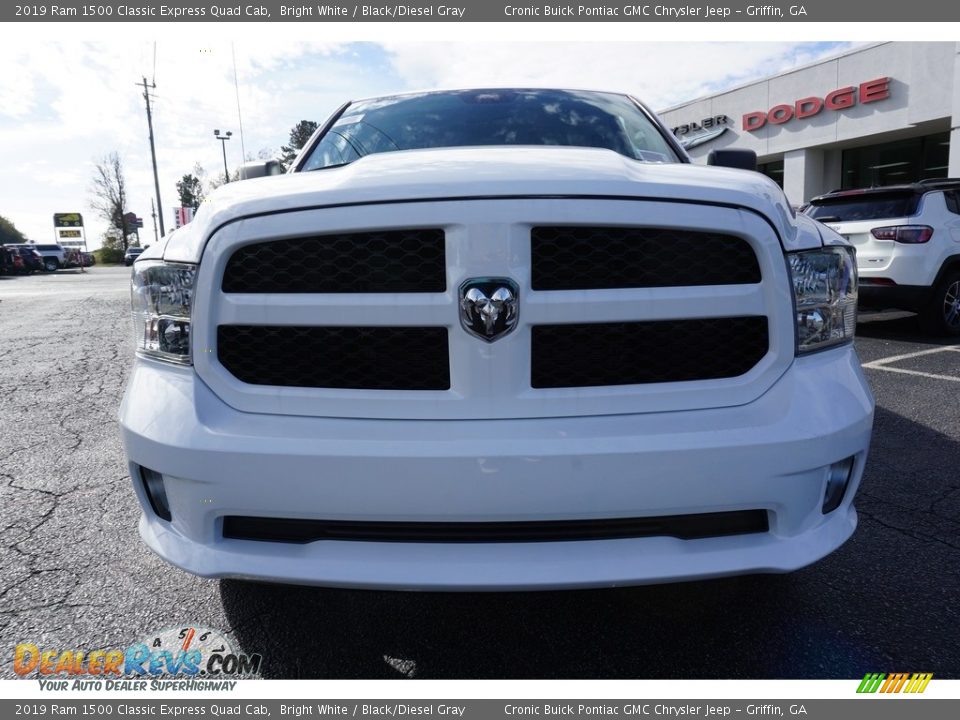 2019 Ram 1500 Classic Express Quad Cab Bright White / Black/Diesel Gray Photo #2