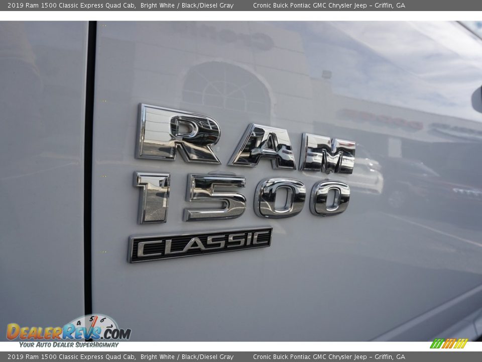 2019 Ram 1500 Classic Express Quad Cab Bright White / Black/Diesel Gray Photo #8