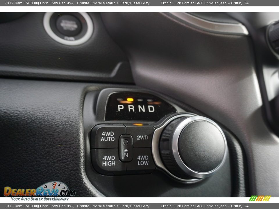 2019 Ram 1500 Big Horn Crew Cab 4x4 Granite Crystal Metallic / Black/Diesel Gray Photo #8
