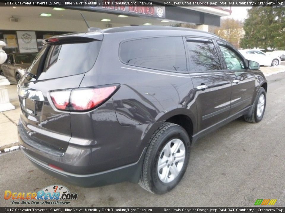 2017 Chevrolet Traverse LS AWD Blue Velvet Metallic / Dark Titanium/Light Titanium Photo #2