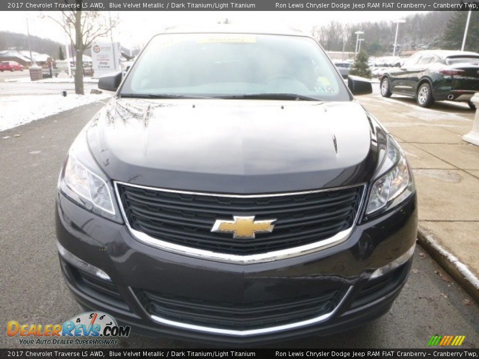 2017 Chevrolet Traverse LS AWD Blue Velvet Metallic / Dark Titanium/Light Titanium Photo #4