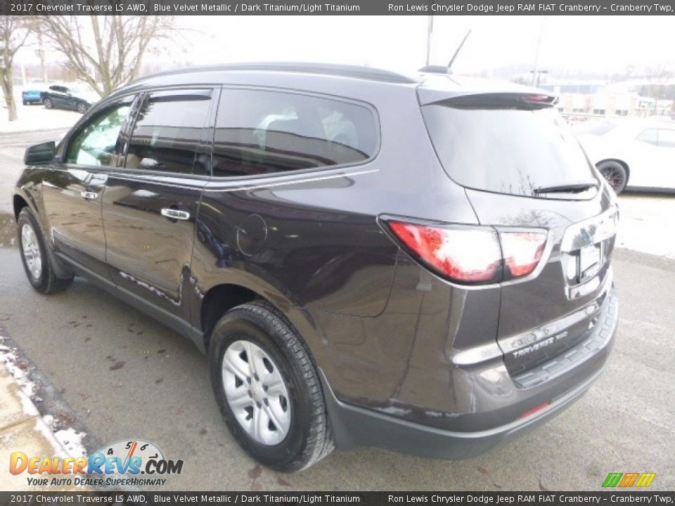 2017 Chevrolet Traverse LS AWD Blue Velvet Metallic / Dark Titanium/Light Titanium Photo #7
