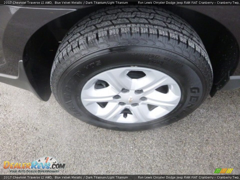 2017 Chevrolet Traverse LS AWD Blue Velvet Metallic / Dark Titanium/Light Titanium Photo #9