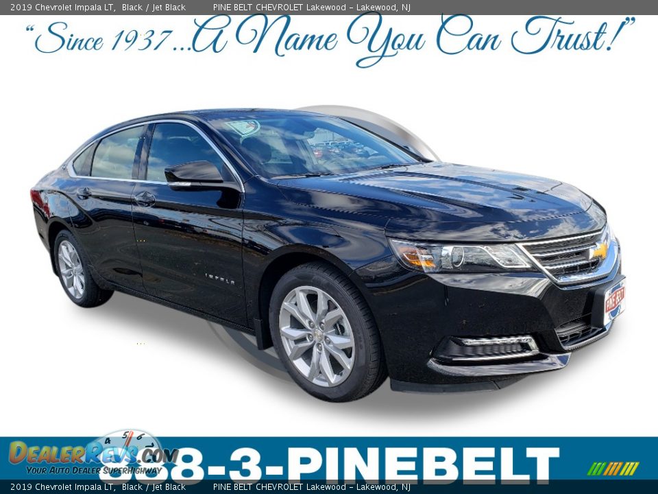 2019 Chevrolet Impala LT Black / Jet Black Photo #1
