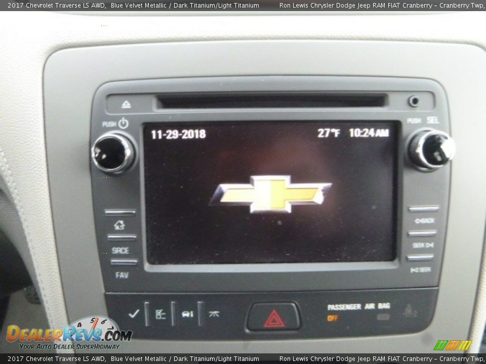 2017 Chevrolet Traverse LS AWD Blue Velvet Metallic / Dark Titanium/Light Titanium Photo #17