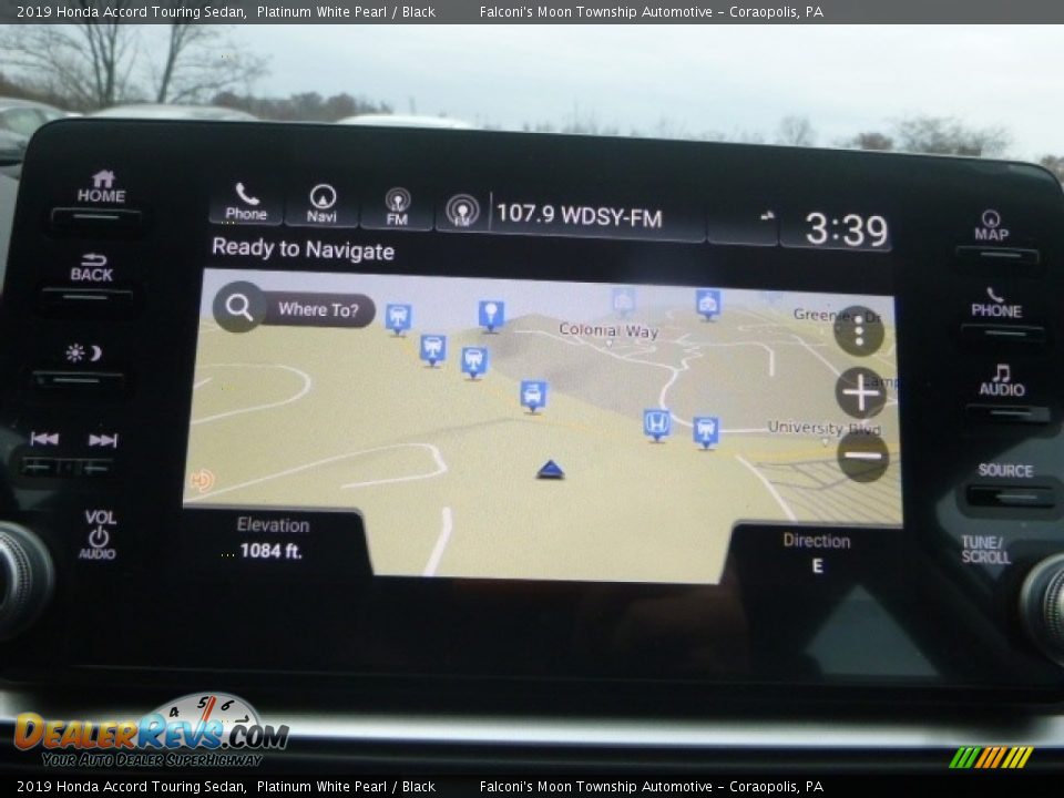 Navigation of 2019 Honda Accord Touring Sedan Photo #13