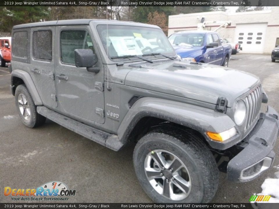 Sting-Gray 2019 Jeep Wrangler Unlimited Sahara 4x4 Photo #7