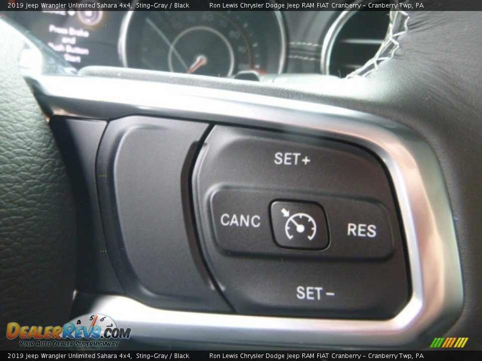 2019 Jeep Wrangler Unlimited Sahara 4x4 Steering Wheel Photo #16