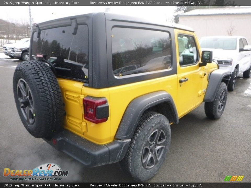 2019 Jeep Wrangler Sport 4x4 Hellayella / Black Photo #5