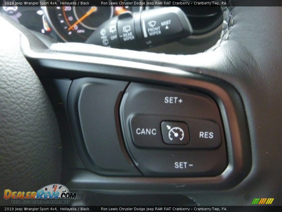 2019 Jeep Wrangler Sport 4x4 Steering Wheel Photo #19