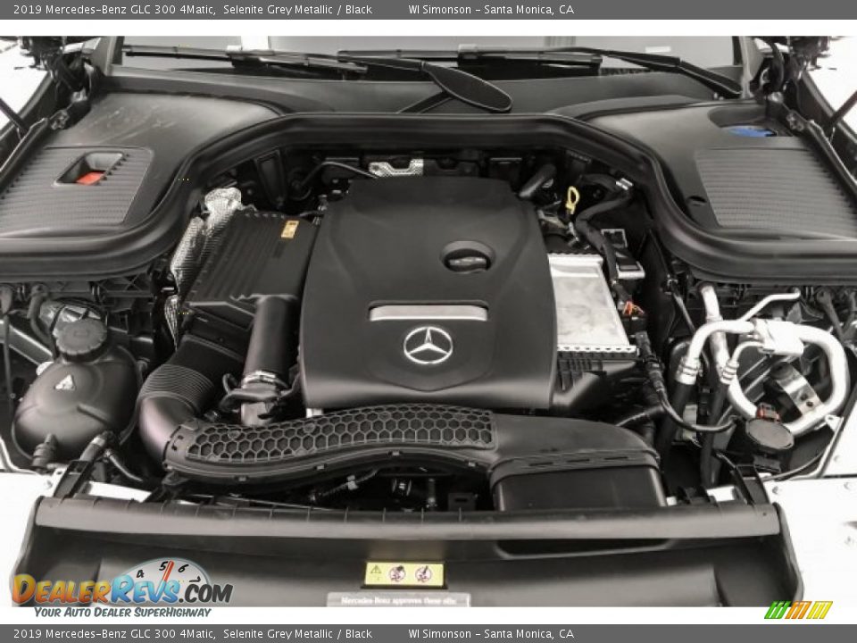2019 Mercedes-Benz GLC 300 4Matic Selenite Grey Metallic / Black Photo #8