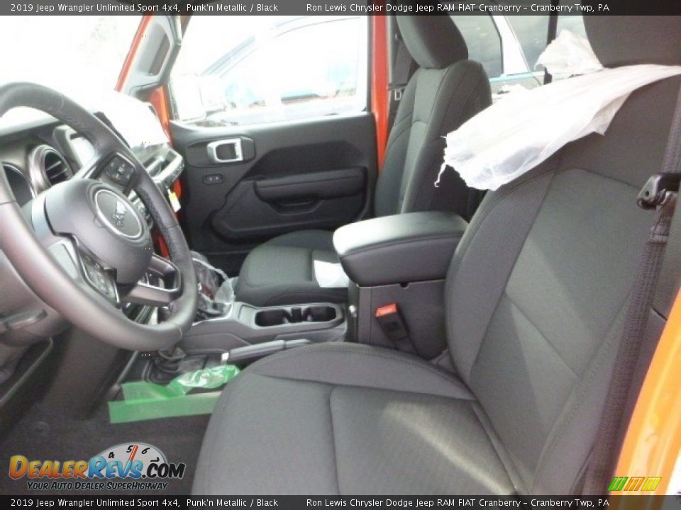 2019 Jeep Wrangler Unlimited Sport 4x4 Punk'n Metallic / Black Photo #13