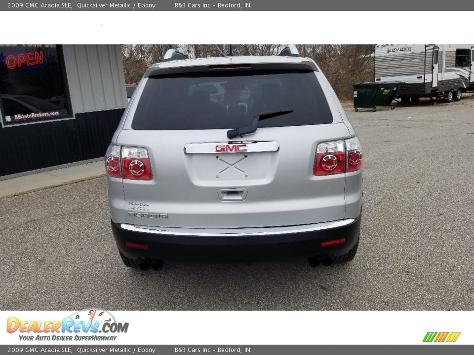 2009 GMC Acadia SLE Quicksilver Metallic / Ebony Photo #4